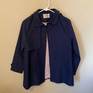 Navy blue pea coat